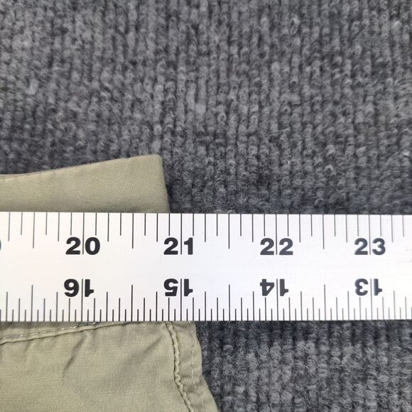 Venezia Womens Shorts Green Size 22 Pockets Belt Loops Cotton - Picture 4 of 10